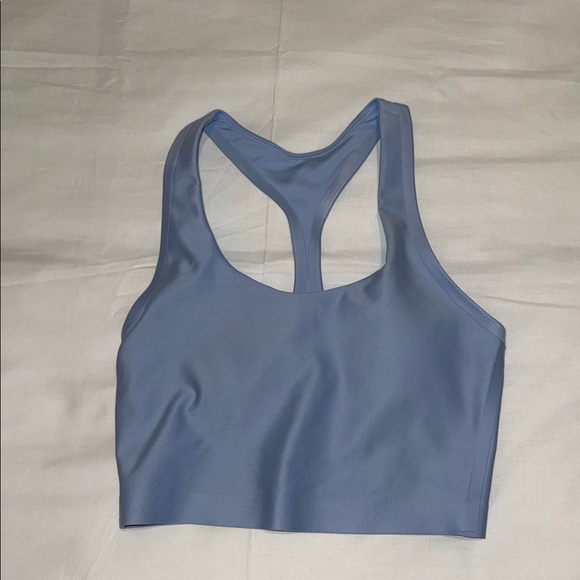 EXCELLENT CONDITION ALO Women's SEASHELL blue bra tank - Picture 2 of 3